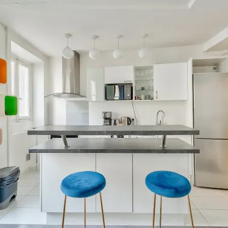 Daire Guestready - Modern Comfort In Les Batignolles Paris